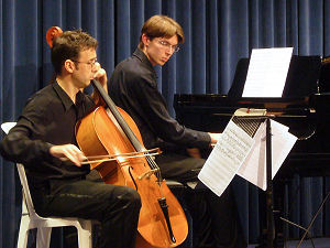 Fulvio Drosolini al violoncello - Lorenzo Cossi al pianoforte